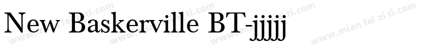 New Baskerville BT字体转换